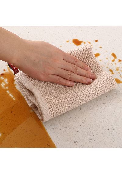 Ultra Yumuşak Emici Mutfak Havlular - 5 Pcs Waffle Dokunma Bulaşık Bezleri Evde Kurutma Yemekleri Gray