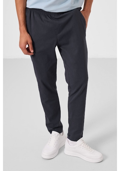 Tommylife Gri Standart Fit Dokuma Hafif Esnek Chino Erkek Pantolon - 82179 Gri