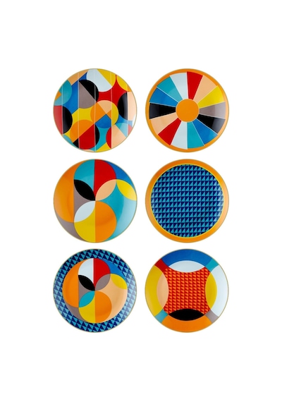 The Mia Shapes Pasta Tabağı 6 Kişilik