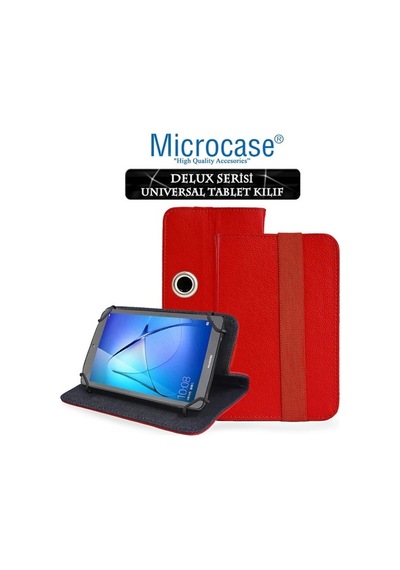 Alcatel Uyumlu 9317X1 32Gb 7" Xga Delüx Universal Döner Stand Deri Kılıf