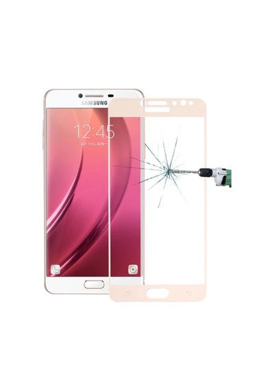 Sm Galaxy C8 J7+ Plus 3d Full Kaplama Kırılmaz Cam Ekran Koruyucu- 5775