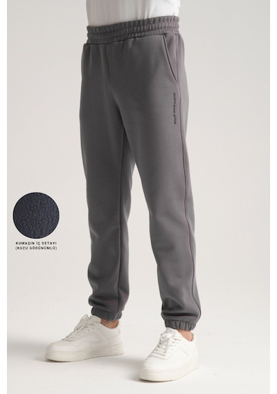 Shooter Ribey Luxe Kışlık Jogger Erkek Eşofman Alt Standar Kalıp Paça Lastikli Koyu Gri Shooter Ribey Luxe Kışlık Jogger Erkek Eşofman Alt Standar Kalıp Paça Lastikli Koyu Gri
