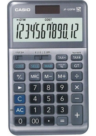 Casio Jf-120Fm 12 Hane Masaüstü Hesap Makinesi