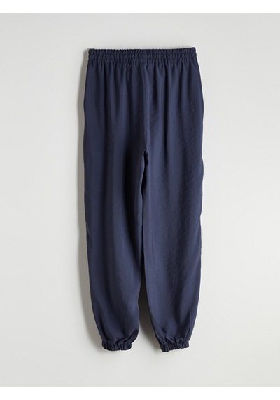 Lcw Vision Lacivert Beli Lastikli Kadın Jogger Pantolon