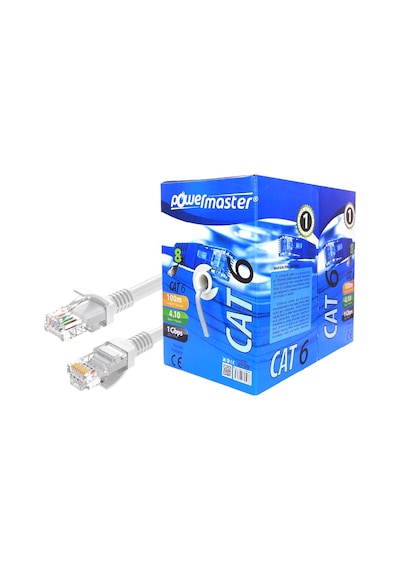 Cat6 23 Awg 100 Metre Ethernet Network Kablosu, Powermaster