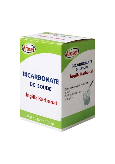 Aroset İngiliz Karbonatı 100gr 2adetx50gr İçilebilir