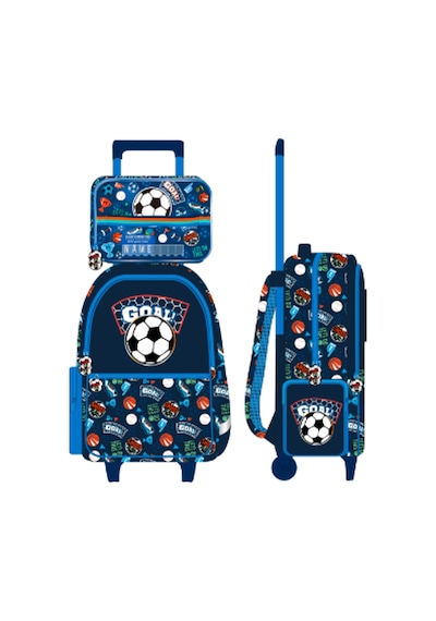 Dream Vest Futbol Çek-çek Ve Beslenme Çantası Seti Çok Renkli E