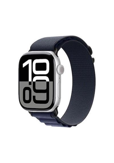 Watch 10 46mm Uyumlu Ardx Krd-74 Hasır Kordon-siyah-mavi