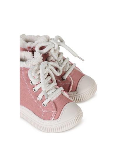 Civil Boots Kürklü Fermuarlı 22- Bot Ve Çizme - Pudra