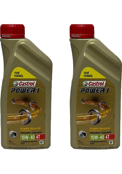 Castrol Power I 10W-40 4T Motor Yağı 2 X 1 L