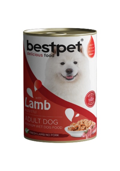 Bestpet Kuzulu Yetişkin Köpek Konservesi 400gr