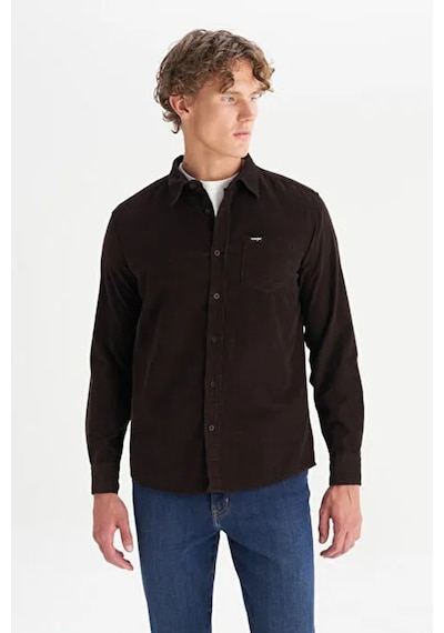 Wrangler Erkek Gömlek Mw5a14a 944 Koyu Yeşil Koyu Yeşil