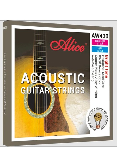 Alice Aw430-sl Akustik Gitar Teli 11-52 80/20 Bronze %80 Bakı