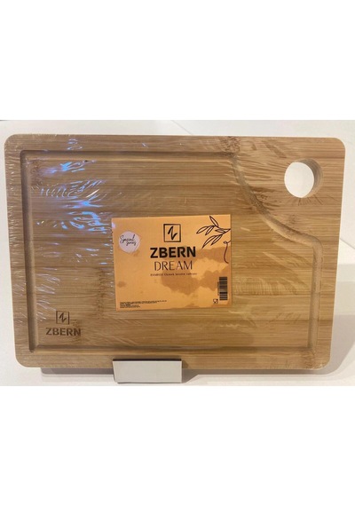 Zbern Dream Bamboo 2'li Premium Ekmeği Kesme Tahtası Renkli