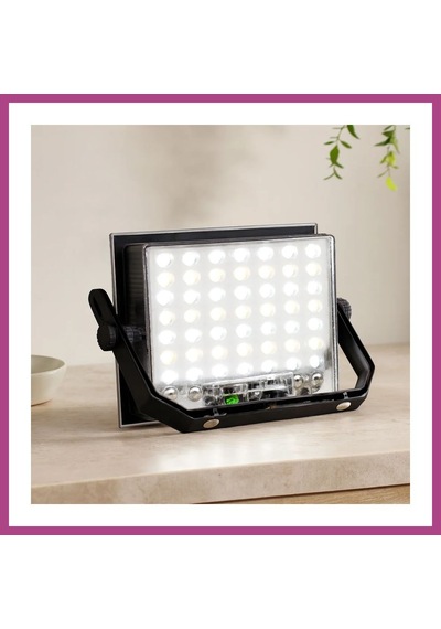 Gees Global 200w Güneş Enerjili Led Projektör - Kamp & Dış Mekan Gbzs