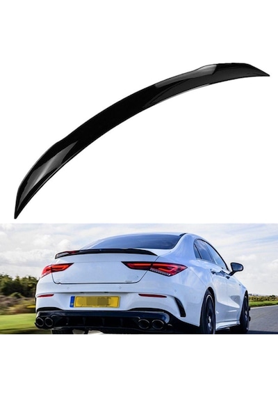 Mercedes Cla W118 Bagaj Üstü Piano Black Spoiler