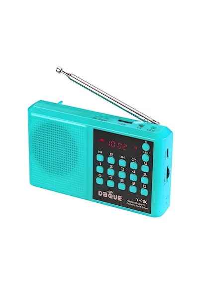 Deprem Radyosu Bluetoothlu Şarjlı Acil Durum Radyosu 18650 Pilli Fm/usb/tf Kart Destekli Taşınabilir Radyo Type-c Şarj Led Fenerli Y-096