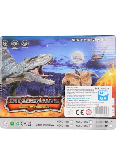 Dinozor Trıceratops Figür