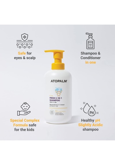 Çocuklar İçin Ferahlatıcı 2'si 1 Arada Şampuan Fresh 2 İn 1 Shampoo Kids