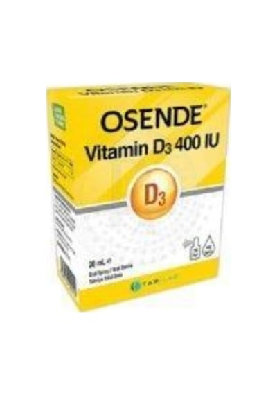 Vitamin D3 400ıu Takviye Edici Gıda