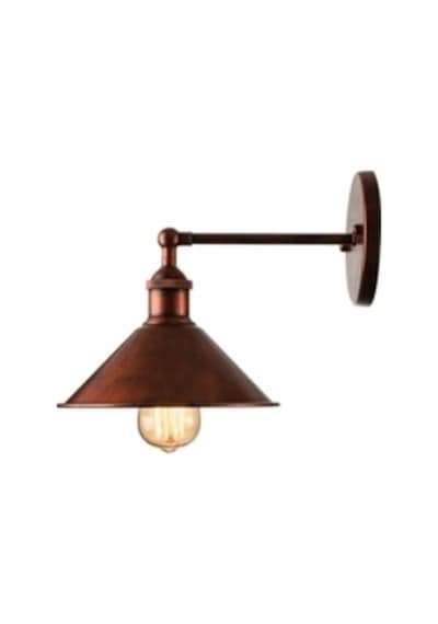 Riolight Retro Bakır Eskitme Metal Aplik Şapka Çapı 23cm Eskitme