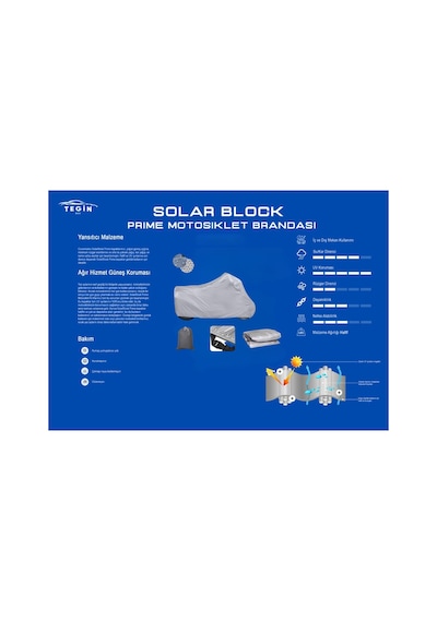 Sym Joymax 250i Uyumlu Motosiklet Brandası - Su Geçirmez, %99 Uv Korumalı, Yansıtıcı, Lastikli