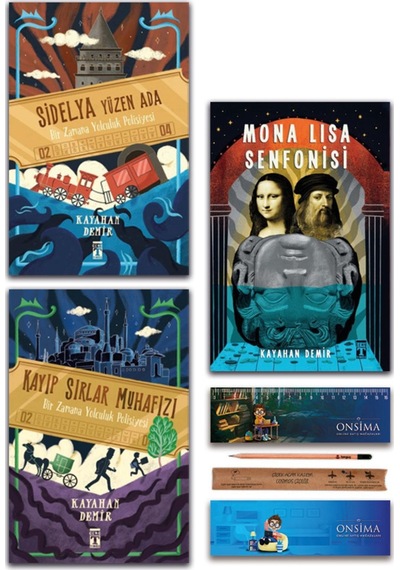 Genç Timaş Mona Lisa Senfonisi - Sidelya Yüzen Ada - Kayıp Sırlar Muhafızı Set 3 Kitap