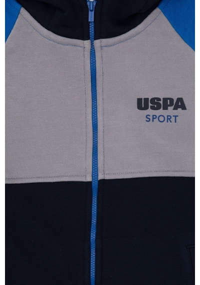 U.S. Polo Assn. Erkek Çocuk Lacivert Kapüşonlu Sweatshirt 50316526-VR033