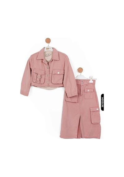 Xo Kids Kız Çocuk Etek 5-14 Yaş 2474 Gülkurusu