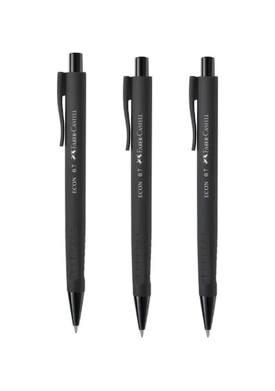 Faber Castell Econ Urban Versatil Kalem 0.7 / Siyah - 3 Adet Siyah