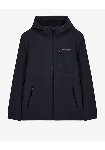 Skechers M Full Zıp Trai Jacket Erkek Siyah S2620167-3817