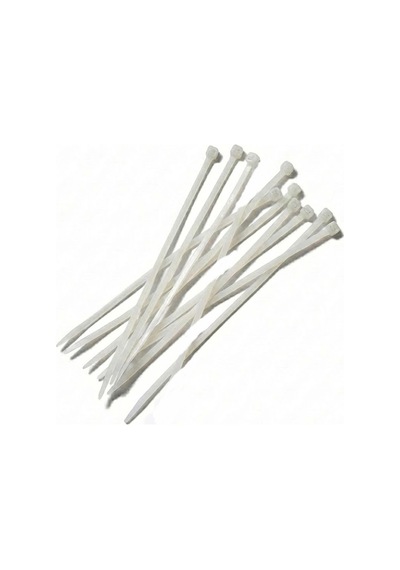 Kablo Bağı Kelepçe Cırt 4,8x400mm 10'lu Beyaz