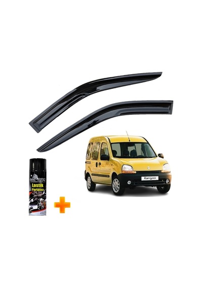 Renault Kangoo 1 Mügen Cam Rüzgarlığı 2008-2020 Arası 4 Lü Takım +500ml Lastik Parlatıcı