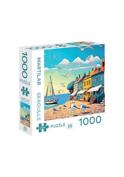 Martılar 1000 Parça 2,2mm Kalınlık 48x68cm Profesyonel Hobi Puzzle Yapboz Serisi