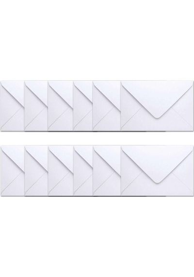 İstisna 12 Adet Davetiye Zarfı 14 x 20 Cm 110 Gr. 1. Hamur