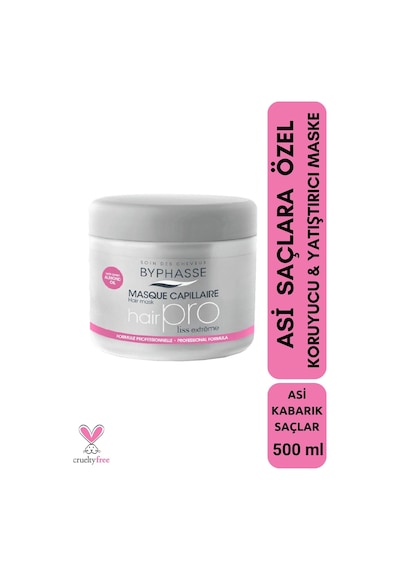 Byphasse Hair Pro Asi Saçlar İçin Koruyucu ve Yatıştırıcı Bakım Maskesi 500 ML