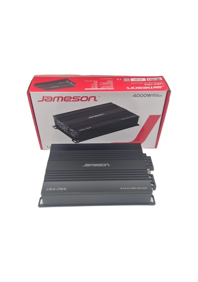 Jameson Amfi - 4000w 4 Kanallı Ses Ve Bass Anfisi - Jameson Usa-764 Amfi