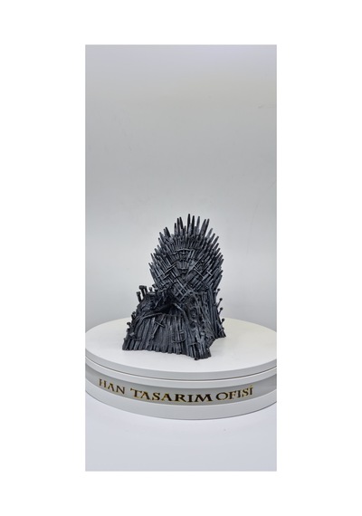 İron Throne Game Of Thrones Demir Taht 10cm