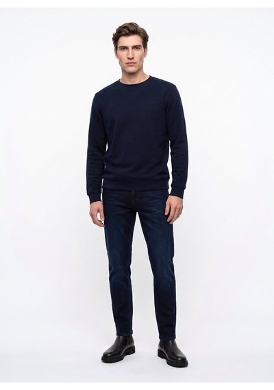 Mustang Lacivert Erkek Basic Nakışlı Sweatshirt M6wm-swt1590