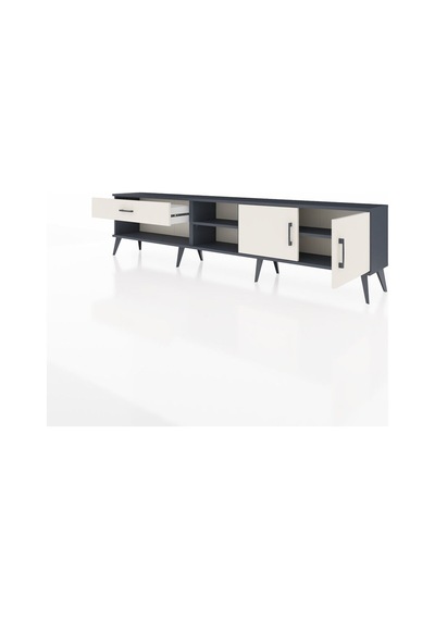 Arges Tv Ünitesi 2 Raflı Tek Çekmeceli 2 Kapaklı 220x30x51 Antrasit-aytaşı Aytası/aytası - Antrasıt Arges Tv Ünitesi 2 Raflı Tek Çekmeceli 2 Kapaklı 220x30x51 Antrasit-aytaşı Aytası/aytası - Antrasıt
