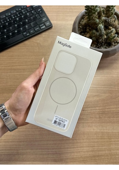Apple Uyumlu iPhone 16 Pro Animasyonlu Stylus Silikon Kılıf Krem