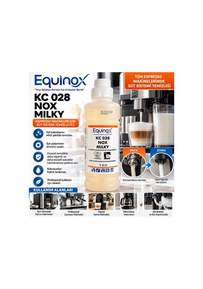 Equinox Kc 028 Nox Mılky 1 L Espresso Makinesi Süt Sistemi Temizleyici - 939034735