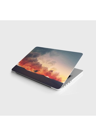 Laptop Sticker Notebook Kaplama Etiketi Field Of Fire
