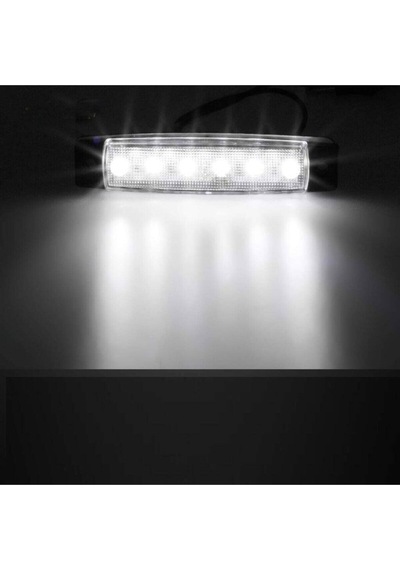 Ahmet Otomotiv Dorse Parmak Lamba 12 -24 Volt 6 Ledli Beyaz Renk 10 Adet Parmak Led Dorse Kamyon