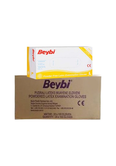 Dolphin Beybi Lateks Pudrasız Muayene Eldiveni L 20 Paket