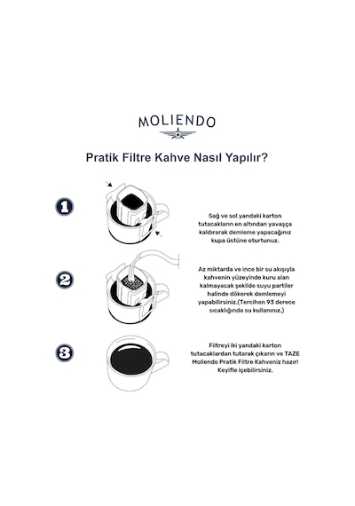 Moliendo Guatemala Antigua Pratik Filtre Kahve Avantaj Paketi