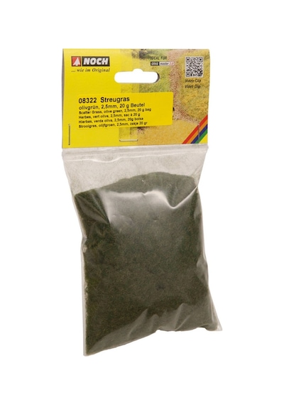 Noch 8322 Serpme Çim. Yeşil. 2.5 Mm. 20 Gram Diorama Malzemesi