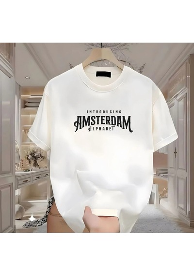 Startmore Amsterdam Baskılı Beyaz Erkek Beyaz