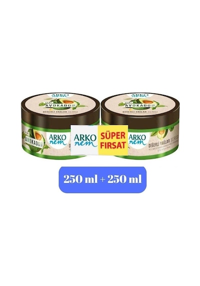 Arko Nem Avokado Yağı 250 Ml + 250 Ml