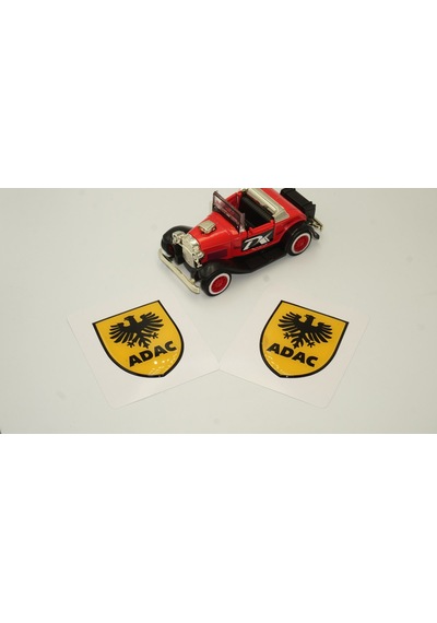 Adac Logo Damla Silikon Sticker 2 Li Set